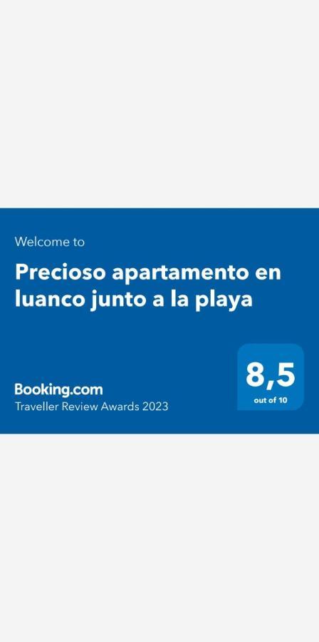 Precioso apartamento en luanco junto a la playa Exterior foto